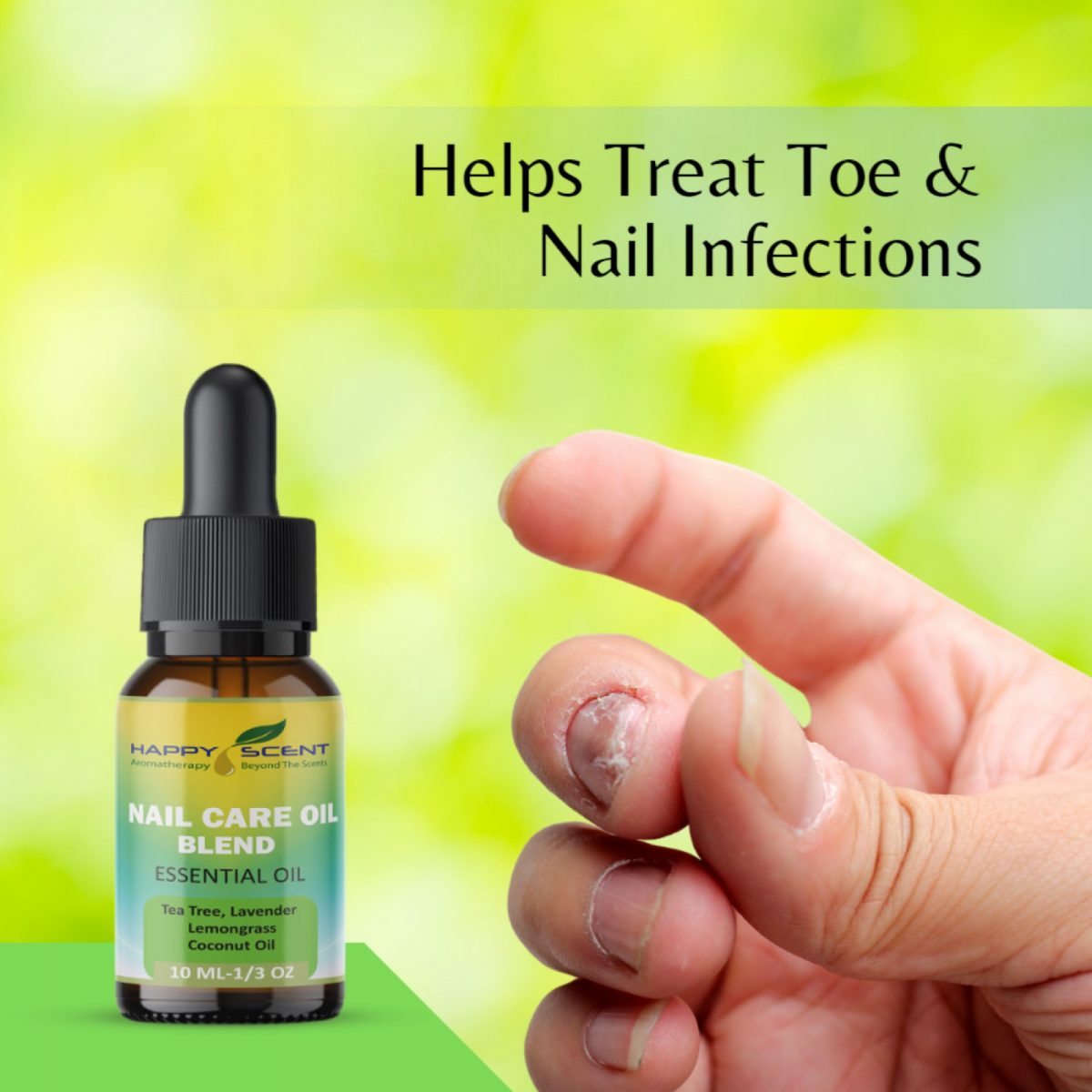 Buy TOE & NAIL CARE BLEND Oil, Fungal Infections, Nail Fungus Treatment, Healthy Nails, Natural Solution