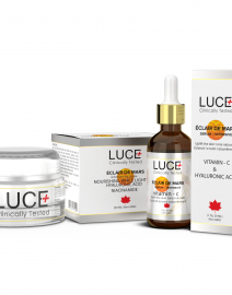 LUCE Face Treatment Set - Cream and Serum C for Radiant Skin